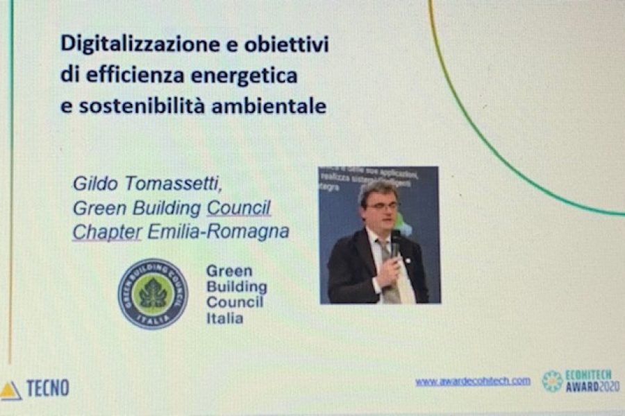 Brillante l’intervento di Gildo Tomassetti all’EcoHitech Award di oggi 4 novembre 2020