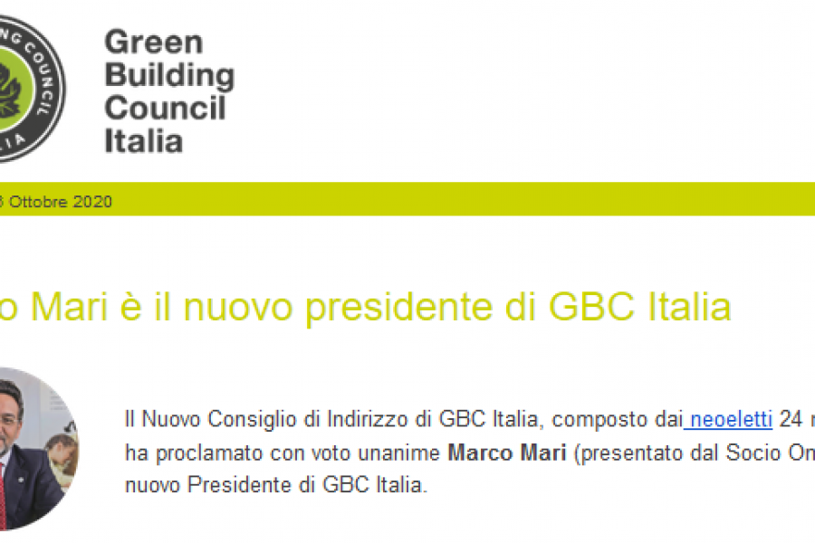 Airis si complimenta con il nuovo Board di GBC Italia