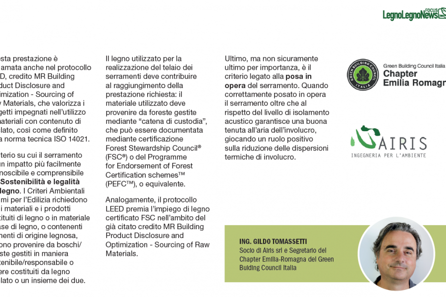 La rivista LegnoLegno dedica uno spazio ad un articolo di Gildo Tomassetti