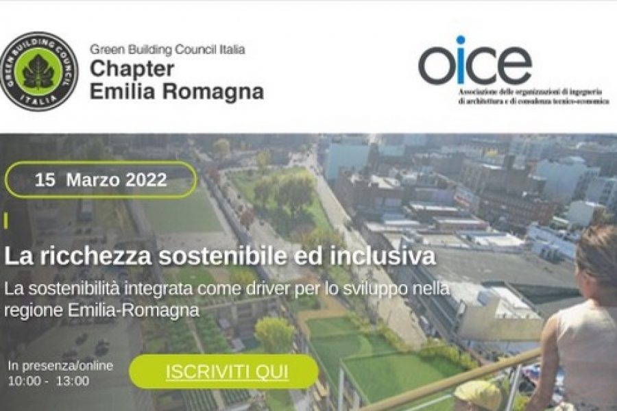 Un evento sulla sostenibilità organizzato da OICE e Chapter Emilia-Romagna: Gildo Tomassetti di Airis introduce il convegno