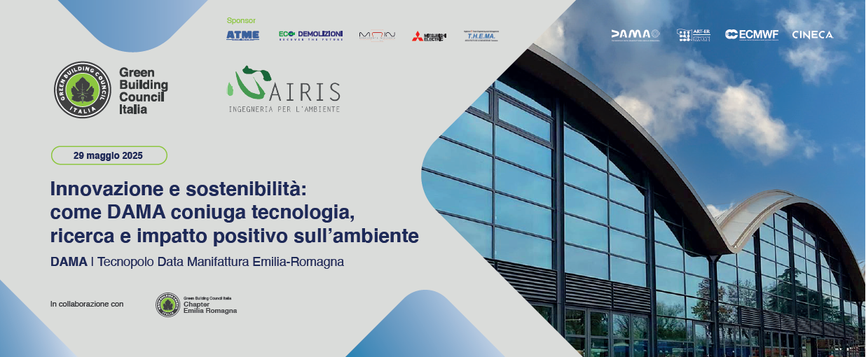 Un grande successo per l’evento organizzato da Airis e GBC Italia al DAMA-Tecnopolo di Bologna sulla certificazione LEED dei due edifici ECMWF e CINECA-INFN